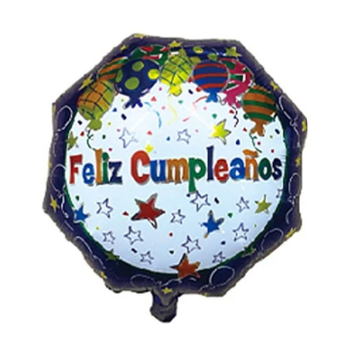 Globo Metálico Feliz Cumpleaños 45cm-0