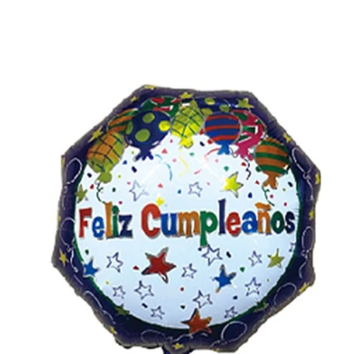 Globo Metálico Feliz Cumpleaños 45cm-1
