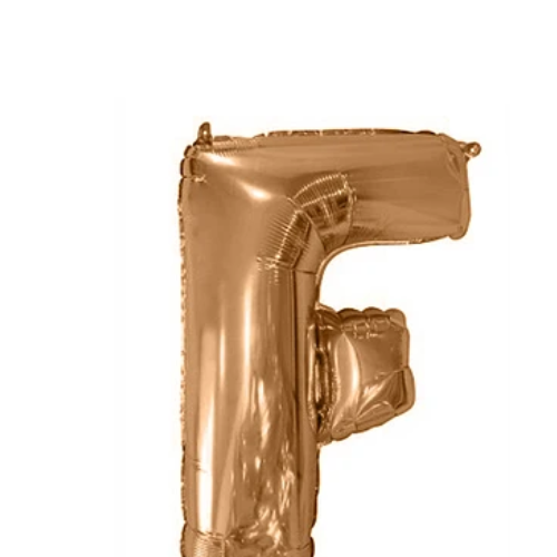Globo Letra F Oro Rosa 40 Pulgadas-1