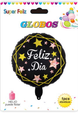 GLOBO FELIZ DIA NEGRO-0