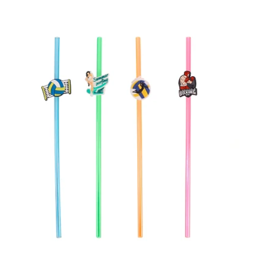 Bombillas Plasticas Voleibol 4pcs 23cm-0