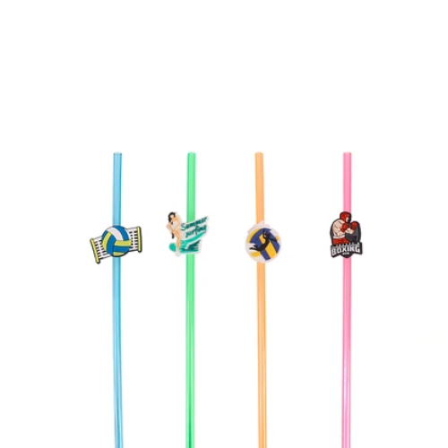 Bombillas Plasticas Voleibol 4pcs 23cm-1