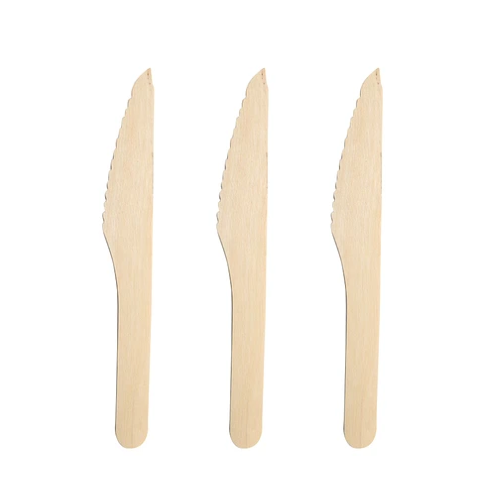Cuchillo De Madera 12pcs 14cm-0