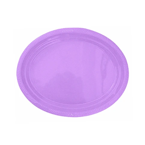 Bandeja Plástica Ovalada Lila 5pcs-0