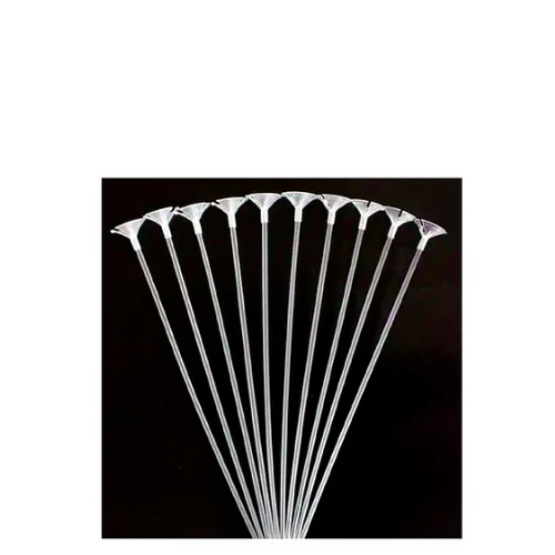Varillas Para Globos Transparente 12un 0.5x42 cm-1