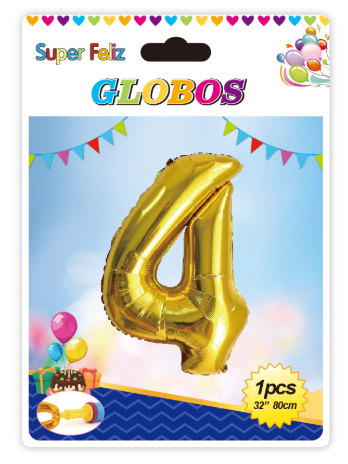 globo numero 4-0