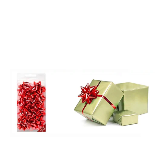Lazo De Regalo Rojo 6cm 6pcs-0