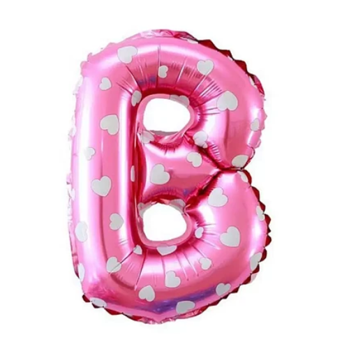 Globo Letra B Rosa 16 Pulgadas-0