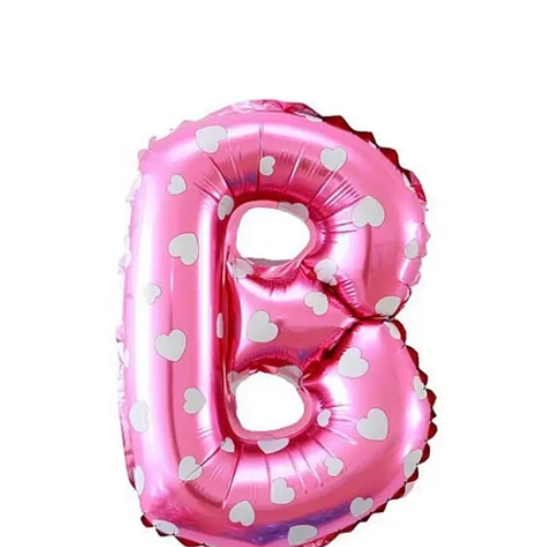 Globo Letra B Rosa 16 Pulgadas-1