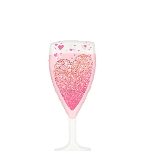 Globo Metalico Copa Champagne 41.5x90cm-1