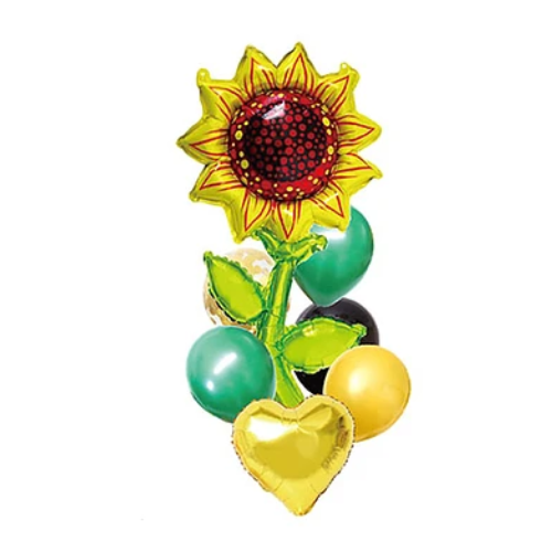 Set De Globos Girasol Amarillo 7pcs-0