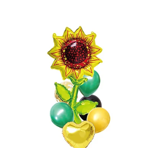 Set De Globos Girasol Amarillo 7pcs-1