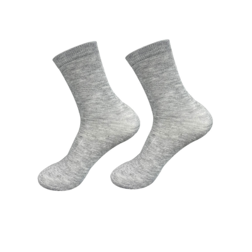 Calcetines De Niño Corte Medio Colores Liso Talla 6 12 Unid-1