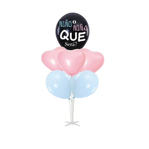 Set De Globos Revelación De Sexo Con Pedestal 7 pcs-0