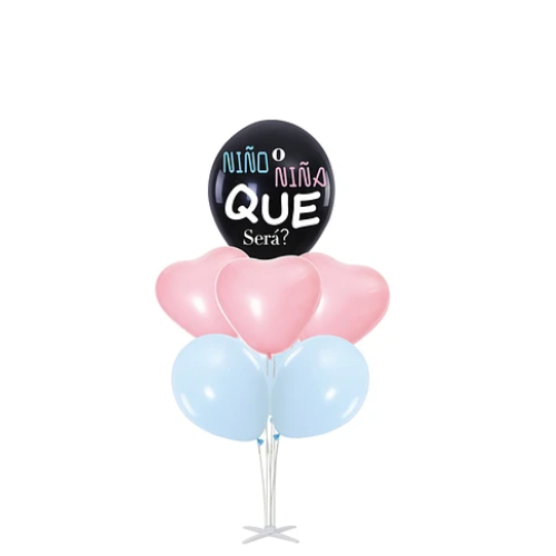 Set De Globos Revelación De Sexo Con Pedestal 7 pcs-1