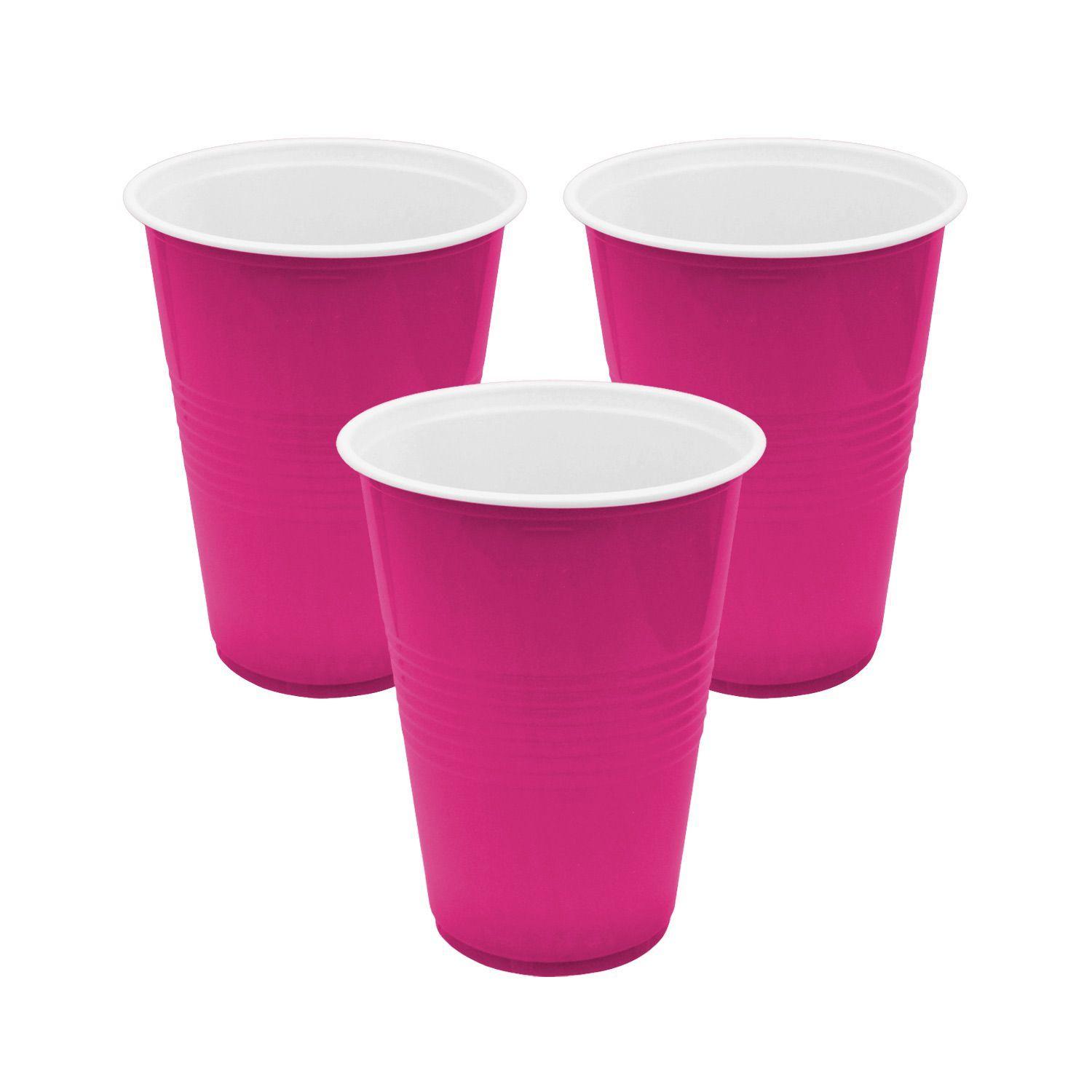 VASO FUCSIA 450ML X10UNI-0