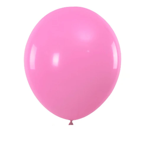 Globos De Látex Fucsia Mate 100Pcs 23Cm-0