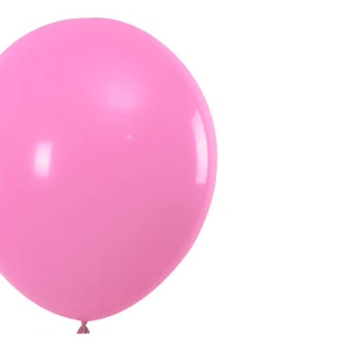 Globos De Látex Fucsia Mate 100Pcs 23Cm-1