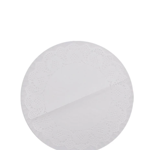 Bandeja Redonda Blanca 3 + 3pcs Con Papel Secante-1