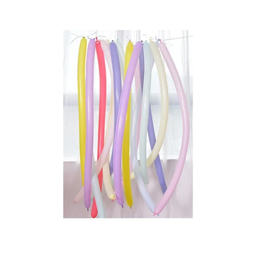 Globos Largos 40pcs 30cm Colores Pasteles-0
