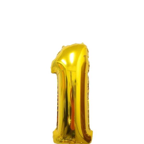 Globo Número 1 Oro 40 Pulgadas-1