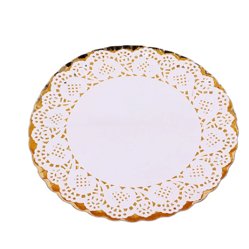 Bandeja Redonda Con Papel Absorbente 20cm 2+2pcs-0
