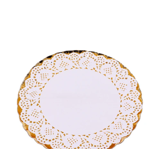 Bandeja Redonda Con Papel Absorbente 20cm 2+2pcs-1