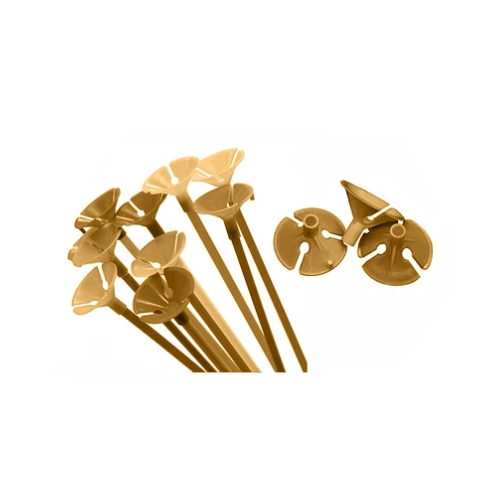 Varillas De Globos Color Oro 12pcs-0