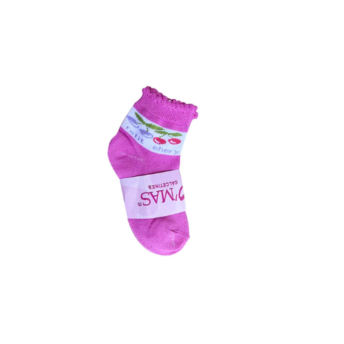 Calcetines De Niña Con Bordado Pack 3 Talla 6 12 Unid-1