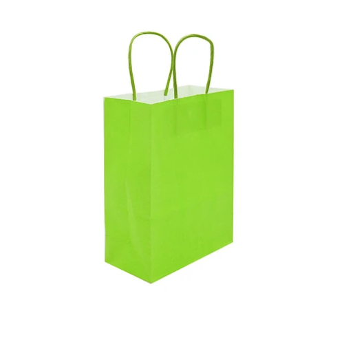 Bolsa De Papel Mediana Verde-0