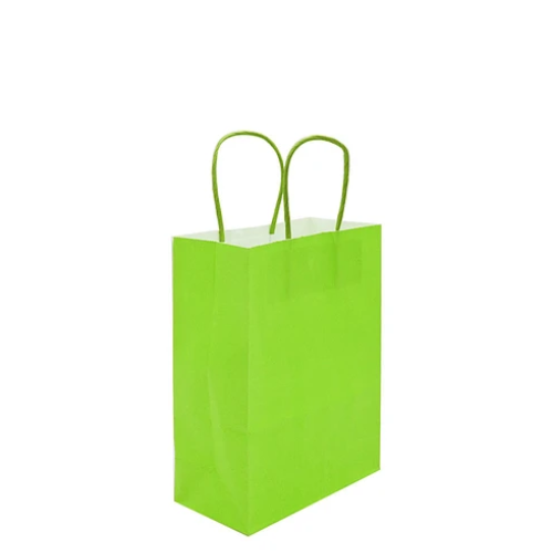 Bolsa De Papel Mediana Verde-1