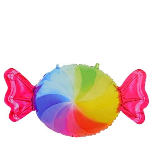 Globo Metalizado Dulce De Colores 55x83 cm-1