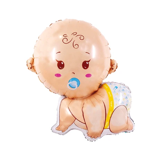 Globo Metalico Bebe Niño 77x65cm 1 pcs-0