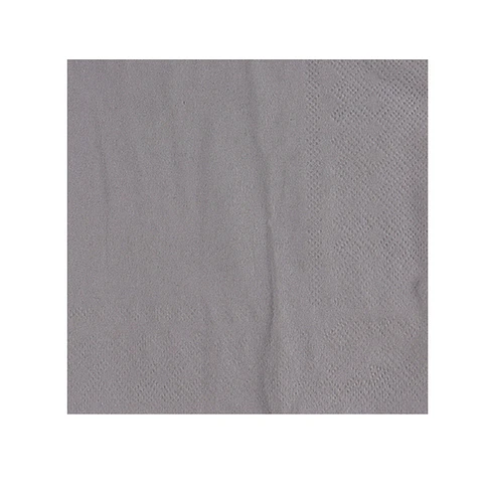 Servilletas De Papel Plateadas 20pcs 25x25cm-0