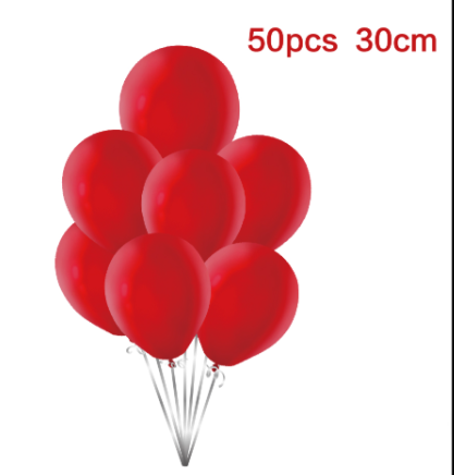 globos latex rojo-1