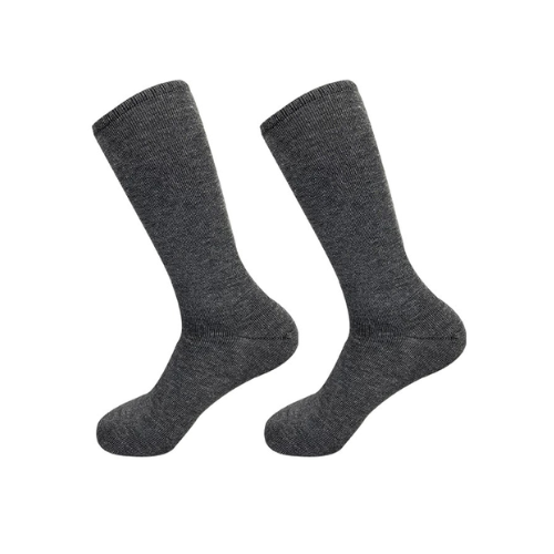 Calcetines De Hombre Liso Corte Alto 12 Unidades-0