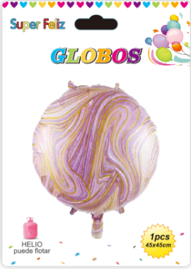 GLOBO MARMOL LILA-0