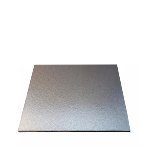 Base Cuadrada Gruesa Plata 40cm 5mm-1