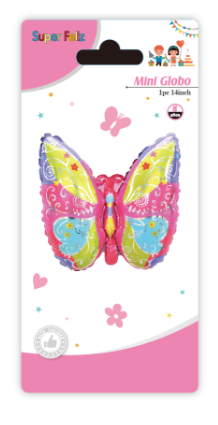 globo mini mariposa 14"-0
