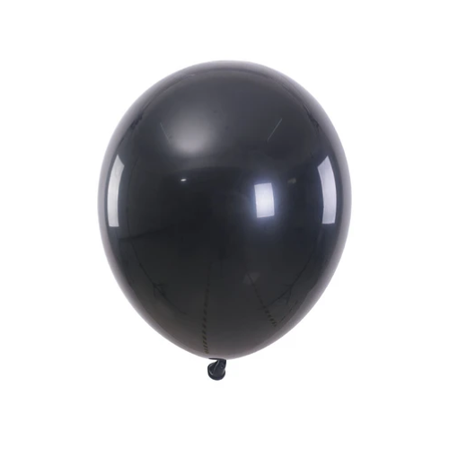 Globos De Látex 12pcs 23cm Negro-0