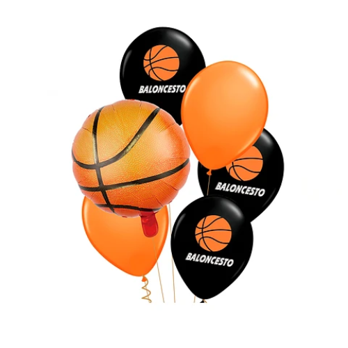 Set De Globos Baloncesto 6Pcs-0