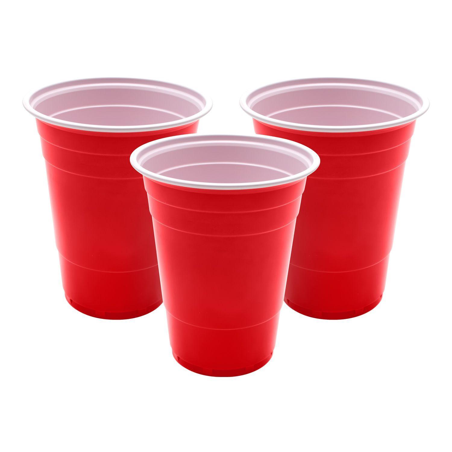 VASOS ROJO 500ML X25 UNI-0