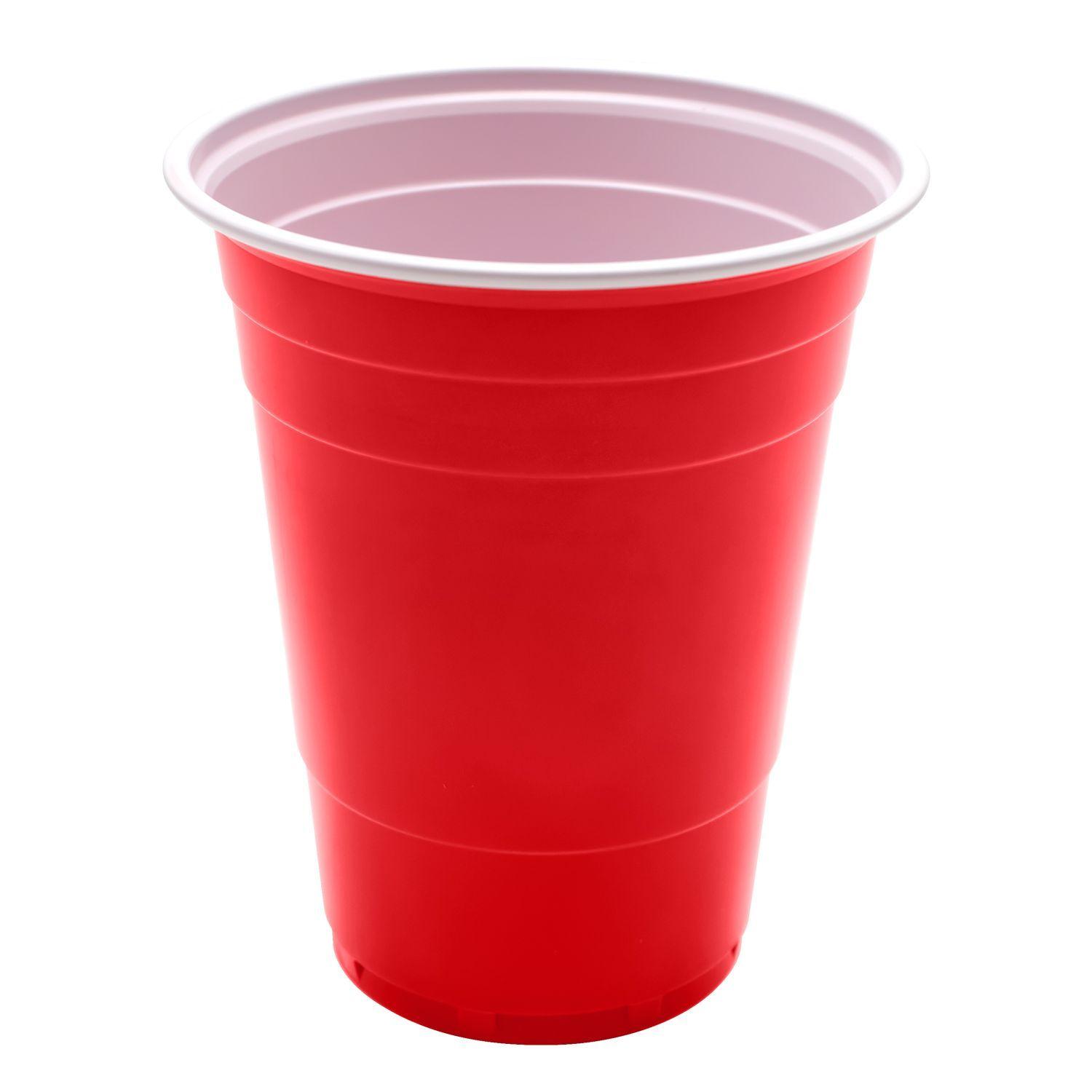 VASOS ROJO 500ML X25 UNI-1