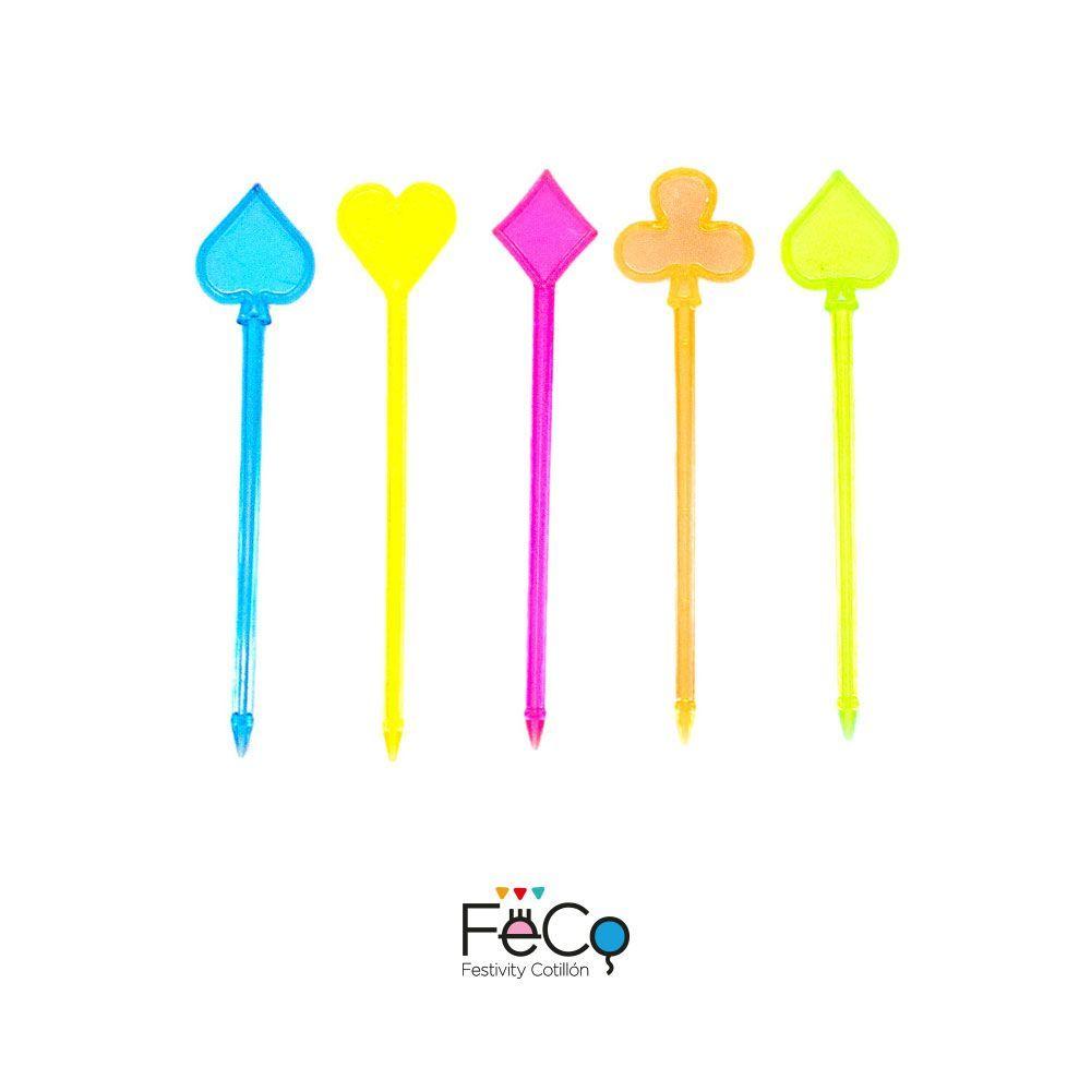PICK NEON POKER 25PCS X1 UNI-0