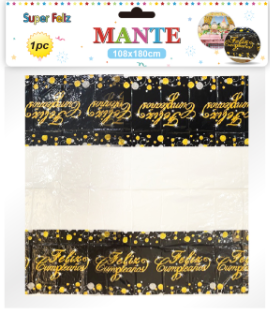 MANTEL NEGRO CON DORADO-0