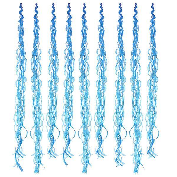 DECO COLGANTE CREPE 10 PCS NEGRO X1 UNI-1
