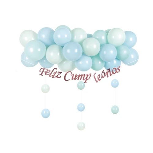 Set De Globos De Látex Aazul 36 Pcs-0