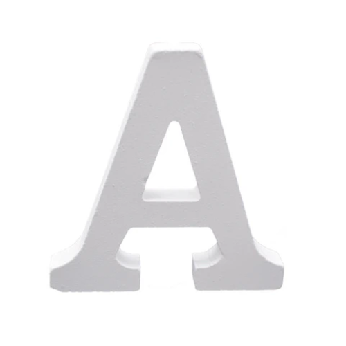 Letra De Madera A 11 cm Blanco-0
