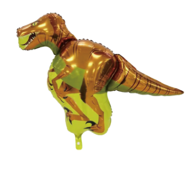 GLOBO DINOSAURIO DORADO-1