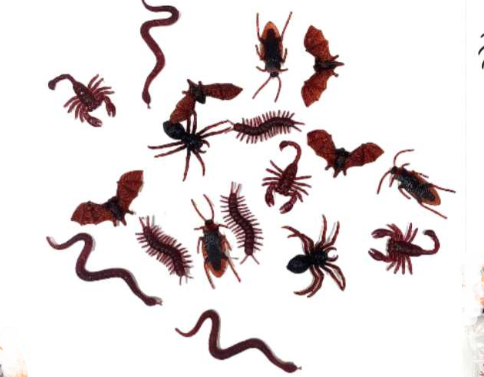 INSECTOS DE JUGUETE DE COLOR ROJO -0